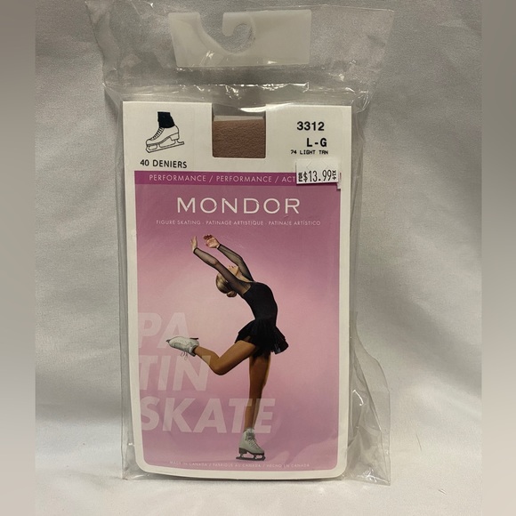 Mondor 3312 Footless Women’s Light Tan Tights - Picture 1 of 3
